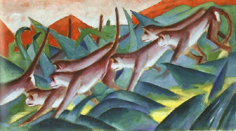 Franz Marc Monkey Frieze